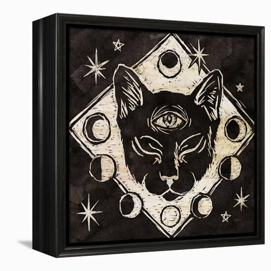 Mystical Halloween Wood IV-Mary Urban-Framed Stretched Canvas