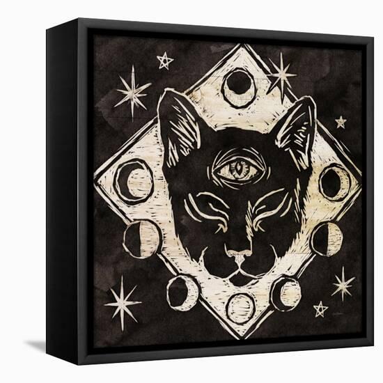 Mystical Halloween Wood IV-Mary Urban-Framed Stretched Canvas