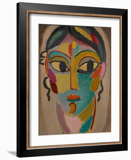 Mystical Head: Head of a Girl, 1918-Alexej Von Jawlensky-Framed Giclee Print