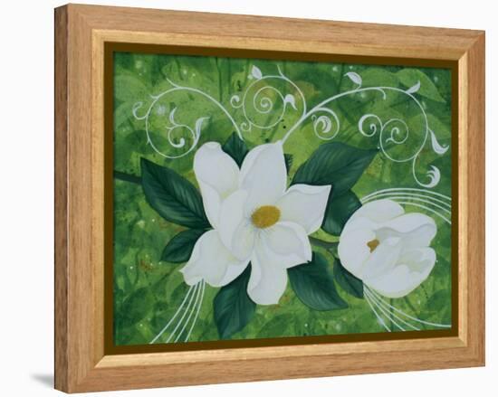 Mystical Magnolias I-Herb Dickinson-Framed Premier Image Canvas