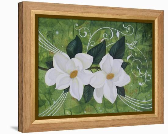 Mystical Magnolias II-Herb Dickinson-Framed Premier Image Canvas