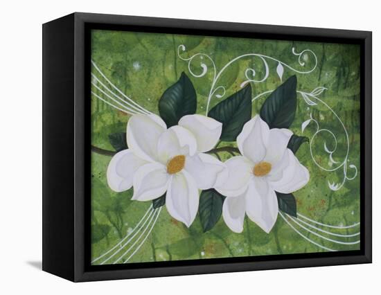 Mystical Magnolias II-Herb Dickinson-Framed Premier Image Canvas