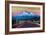 Mystical Mt Shasta White Mountain In Cascades Rang-Markus Bleichner-Framed Art Print