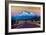 Mystical Mt Shasta White Mountain In Cascades Rang-Markus Bleichner-Framed Art Print