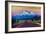 Mystical Mt Shasta White Mountain In Cascades Rang-Markus Bleichner-Framed Art Print