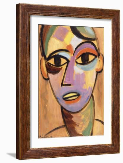 Mysticher Kopf: Jungling I-Alexej Von Jawlensky-Framed Giclee Print