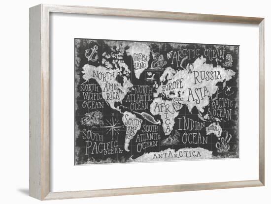 Mythical Map I-Mary Urban-Framed Art Print