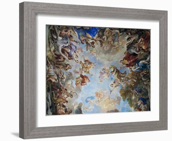 Mythological Scenes with Animals-Luca Giordano-Framed Giclee Print