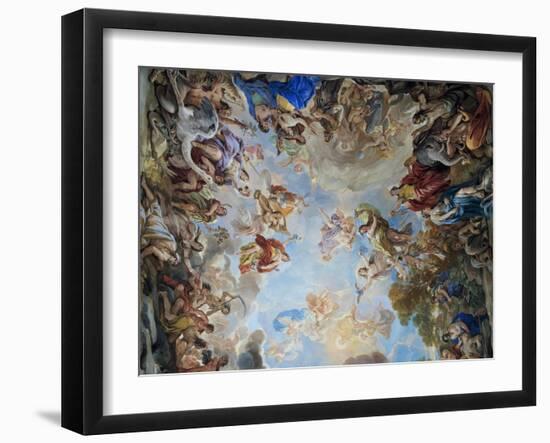 Mythological Scenes with Animals-Luca Giordano-Framed Giclee Print