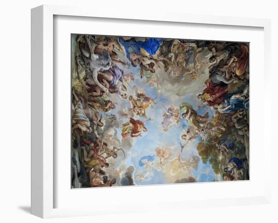 Mythological Scenes with Animals-Luca Giordano-Framed Giclee Print