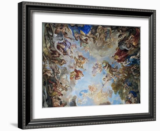 Mythological Scenes with Animals-Luca Giordano-Framed Giclee Print