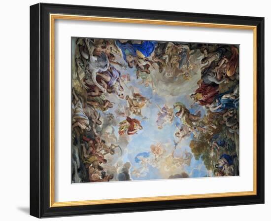 Mythological Scenes with Animals-Luca Giordano-Framed Giclee Print