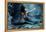 Mythology Being, Mermaid In Underwater Scene, Photo Compilation-coka-Framed Stretched Canvas