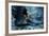 Mythology Being, Mermaid In Underwater Scene, Photo Compilation-coka-Framed Premium Giclee Print