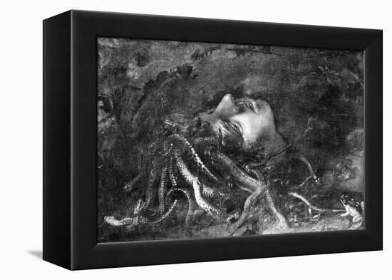 Mythology: Medusa-Leonardo da Vinci-Framed Premier Image Canvas