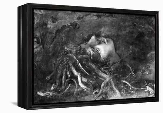 Mythology: Medusa-Leonardo da Vinci-Framed Premier Image Canvas