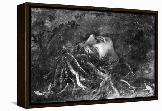 Mythology: Medusa-Leonardo da Vinci-Framed Premier Image Canvas