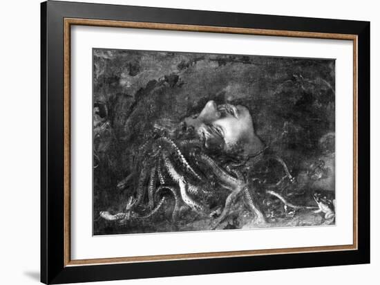 Mythology: Medusa-Leonardo da Vinci-Framed Giclee Print