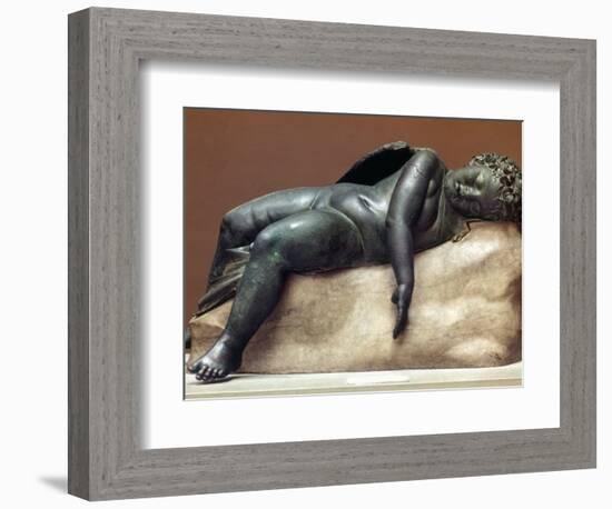 Mythology: Sleeping Eros-Odilon Redon-Framed Photographic Print