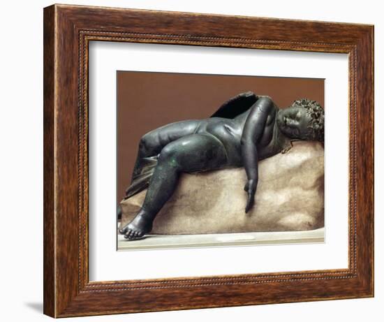Mythology: Sleeping Eros-Odilon Redon-Framed Photographic Print
