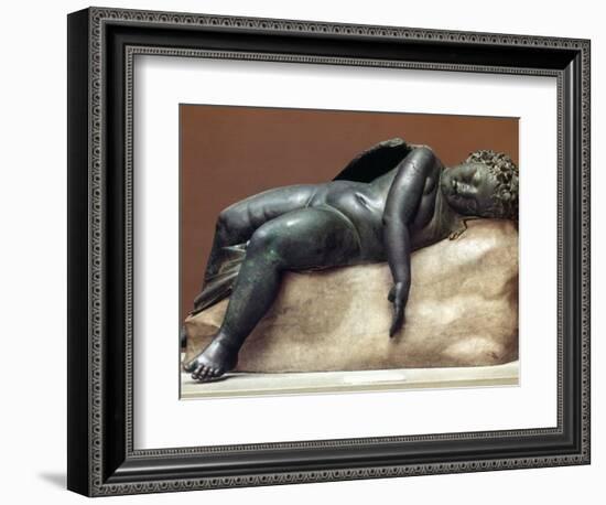 Mythology: Sleeping Eros-Odilon Redon-Framed Photographic Print