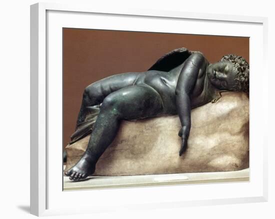 Mythology: Sleeping Eros-Odilon Redon-Framed Photographic Print