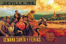 Sevilla Semania Santa y Ferias-N.c. Chilberg-Art Print