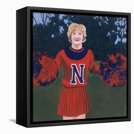 'N' Cheerleader, 2000-Joe Heaps Nelson-Framed Premier Image Canvas