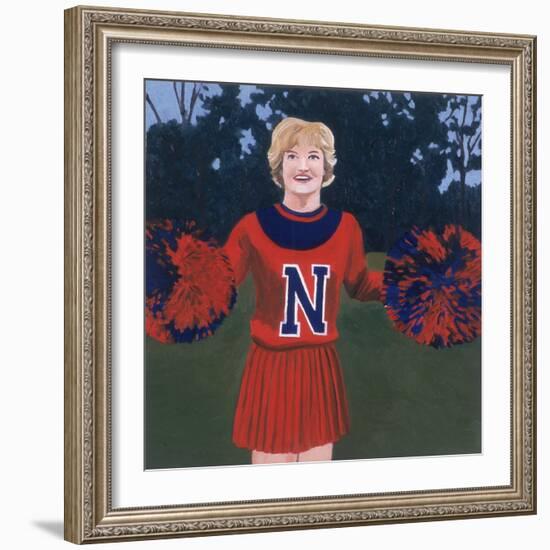 'N' Cheerleader, 2000-Joe Heaps Nelson-Framed Giclee Print