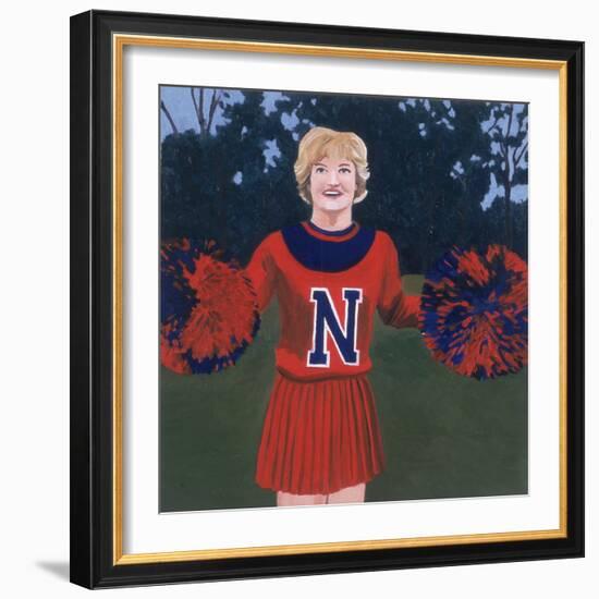 'N' Cheerleader, 2000-Joe Heaps Nelson-Framed Giclee Print