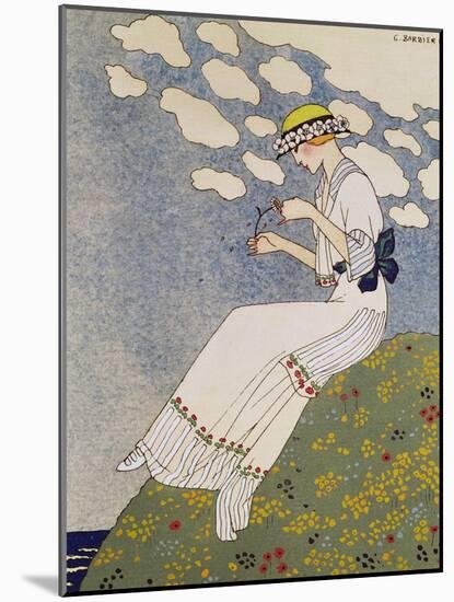 N'en Dites Rien, from the Gazette du Bon Ton No. 10, 1913-Georges Barbier-Mounted Giclee Print