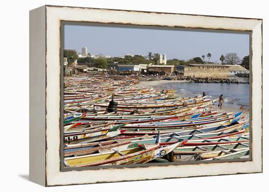 N'Gor Beach, Dakar Area, Senegal, West Africa, Africa-Bruno Morandi-Framed Premier Image Canvas