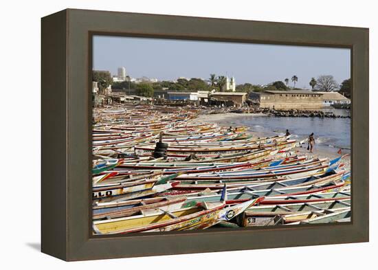 N'Gor Beach, Dakar Area, Senegal, West Africa, Africa-Bruno Morandi-Framed Premier Image Canvas