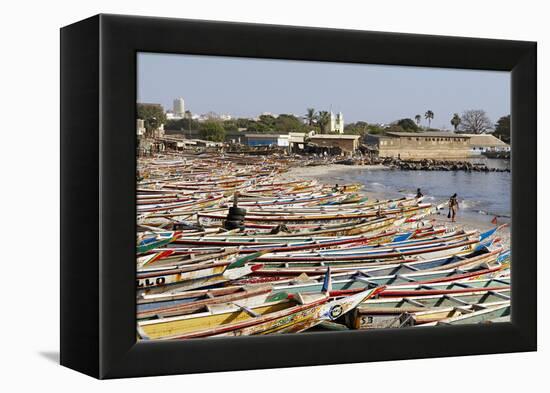 N'Gor Beach, Dakar Area, Senegal, West Africa, Africa-Bruno Morandi-Framed Premier Image Canvas