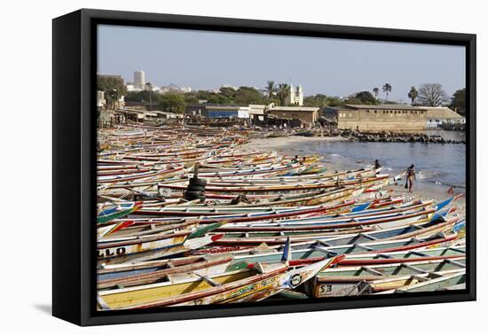 N'Gor Beach, Dakar Area, Senegal, West Africa, Africa-Bruno Morandi-Framed Premier Image Canvas