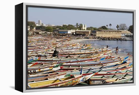 N'Gor Beach, Dakar Area, Senegal, West Africa, Africa-Bruno Morandi-Framed Premier Image Canvas