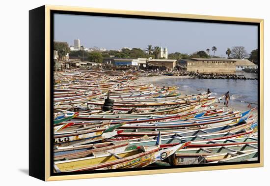 N'Gor Beach, Dakar Area, Senegal, West Africa, Africa-Bruno Morandi-Framed Premier Image Canvas