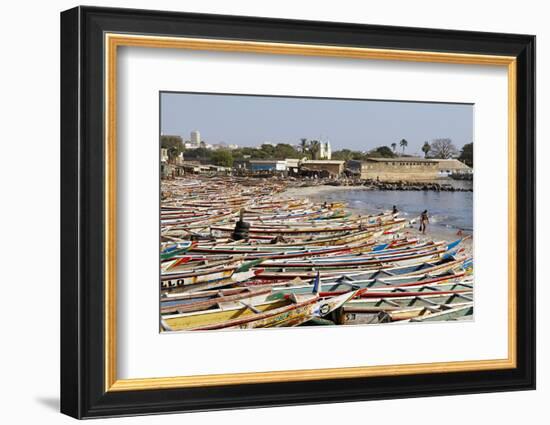 N'Gor Beach, Dakar Area, Senegal, West Africa, Africa-Bruno Morandi-Framed Photographic Print