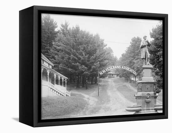 N.H. I.E. New Hampshire Veterans Association Grounds, Weirs, Lake Winnipesaukee, N.H.-null-Framed Stretched Canvas