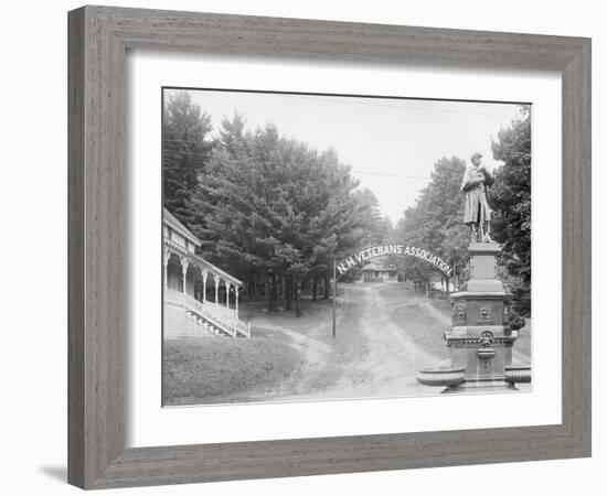 N.H. I.E. New Hampshire Veterans Association Grounds, Weirs, Lake Winnipesaukee, N.H.-null-Framed Photo