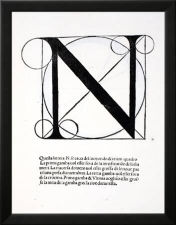 N Illustration From Divina Proportione By Luca Pacioli C 1445 1517 Originally Pub Venice Giclee Print Leonardo Da Vinci Art Com
