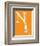 N is for Neck (orange)-Theodor (Dr. Seuss) Geisel-Framed Art Print