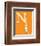 N is for Neck (orange)-Theodor (Dr. Seuss) Geisel-Framed Art Print