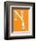 N is for Neck (orange)-Theodor (Dr. Seuss) Geisel-Framed Art Print