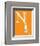 N is for Neck (orange)-Theodor (Dr. Seuss) Geisel-Framed Art Print