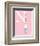 N is for Neck (pink)-Theodor (Dr. Seuss) Geisel-Framed Art Print