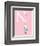 N is for Neck (pink)-Theodor (Dr. Seuss) Geisel-Framed Art Print