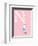 N is for Neck (pink)-Theodor (Dr. Seuss) Geisel-Framed Art Print