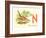 N is for Nightingale-null-Framed Art Print