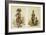 N'Pae a Young Zulu in Gala Dress and Two of King Panda-George French Angas-Framed Giclee Print